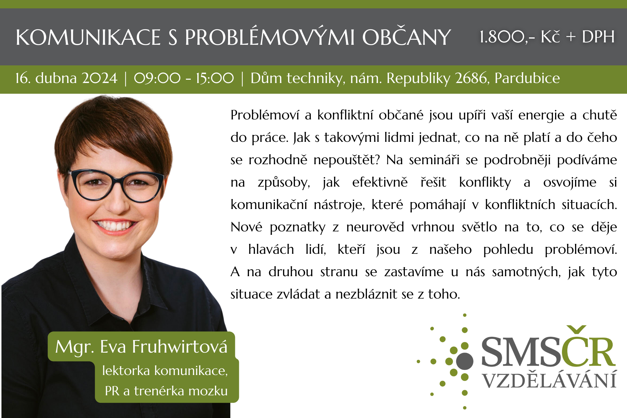 Komunikace s problémovými občany_duben 2024_Pardubice